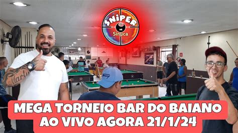 Mega Torneio Bar Do Baiano Sinuca Ao Vivo Agora Youtube