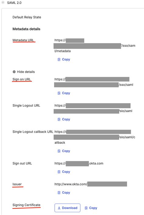 How to Download the IdP Metadata and SAML Signing Certificates for a