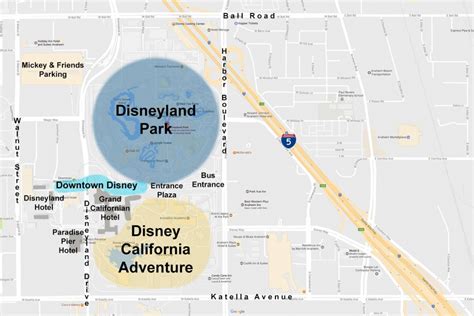 Printable Disneyland Map Anaheim