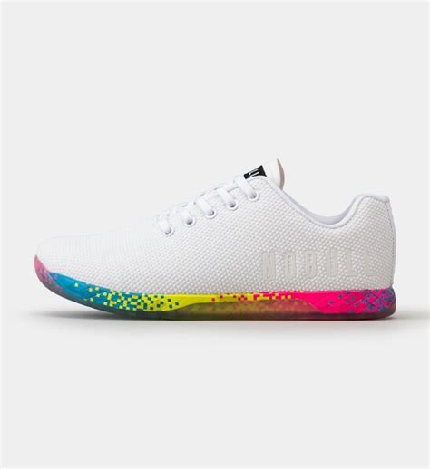 Mens Glitch Trainer For White Neon Glitch Nobullusa