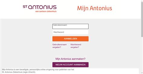 Antonius Ziekenhuis Inloggen Be Inloggen