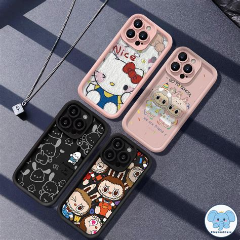 เคส Pochacco Hello Kitty Labubu นารกสำหรบ infinix Smart Hot i i