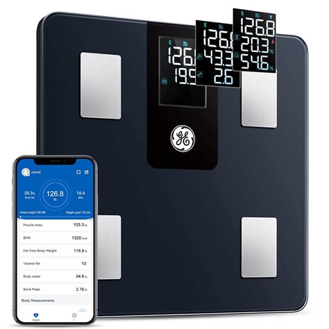 Ge Smart Scale For Body Weight And Fat Percentage With All In One Lcd