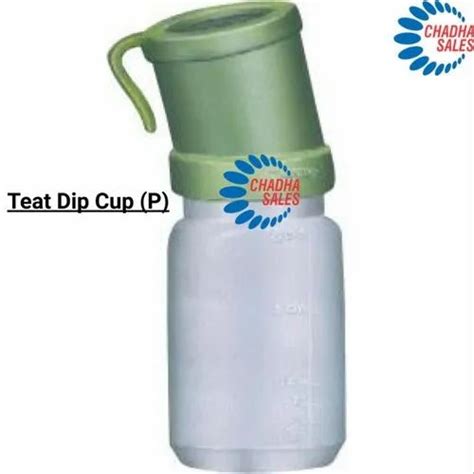 plastic manual teat dip cup p capacity ml     delhi