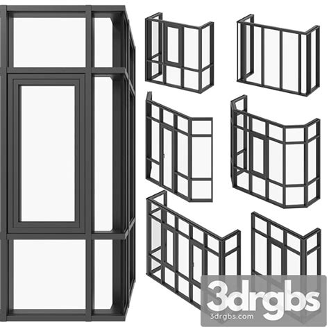 Download Corner Stained Glass Model 3drgbs