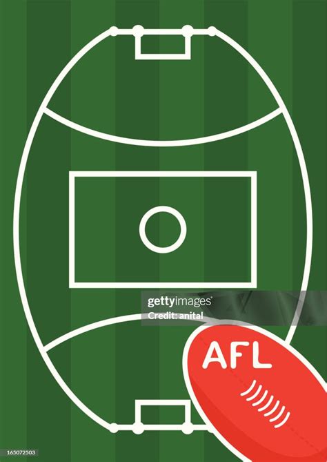 aussie rules oval high res vector graphic getty images