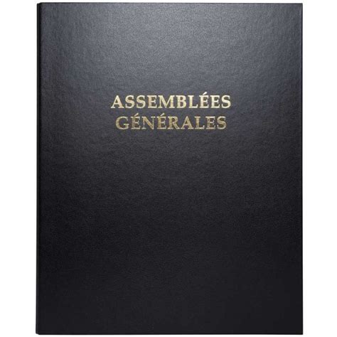 Registre Des Assemblées Générales Des Procès Verbaux Exacompta 4606e