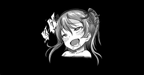 Ahegao Pleasure Face Otaku Ecchi Weeaboo Hentai Lover Ahegao Sticker TeePublic