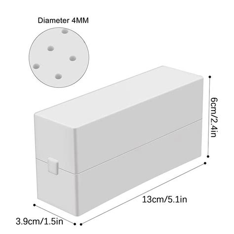 Nail Drill Bits Holder 30 Holes Dustproof Drill Bit Case For Nail Drill
