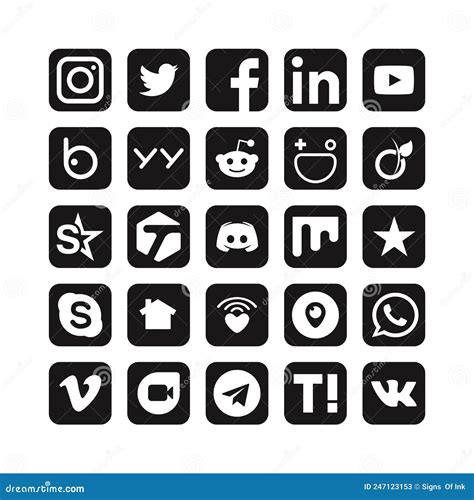 Social Networking Sites Symbols