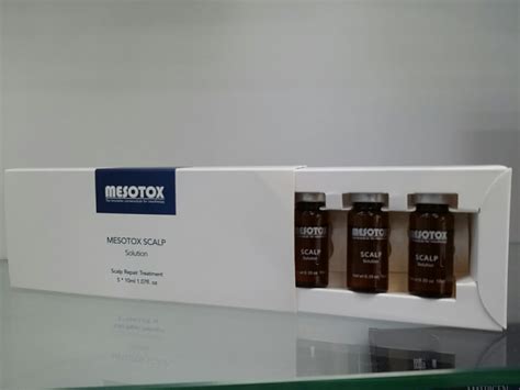 MESOTOX SCALP SOLUTION SKIN CARE AMPOULE SYSTEM Korean Cosmetic, Skin ...