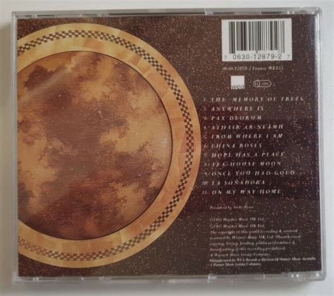 Enya The Memory Of Trees Cd Cat No 0630128792 Australia Record