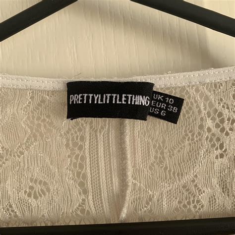 PLT Nude White Lace Body Suit Would Look Much Depop