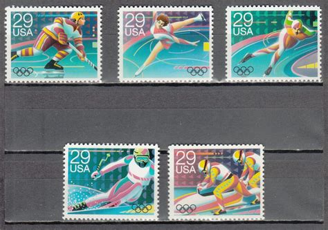 Scott Winter Olympics Singles Mnh Nicely Centered The