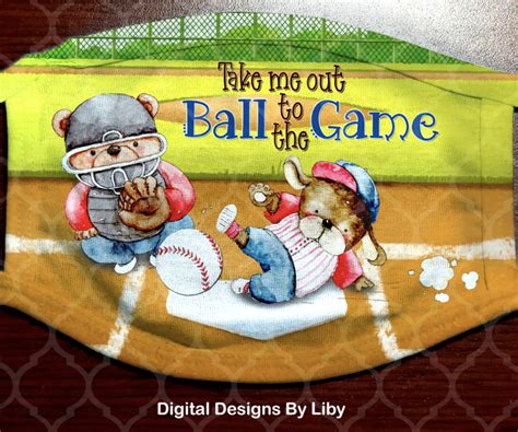 TAKE ME OUT TO THE BALL GAME (Full & Center Designs) – Digital Designs ...