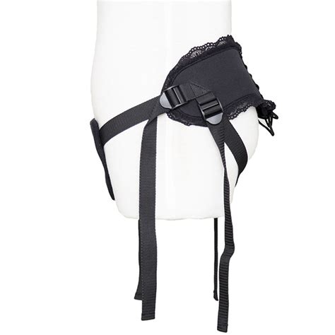 CamaTech Lace Strap On Dildo Bondage Strapon Penis Pants With O Ring Adjustable Corset Style