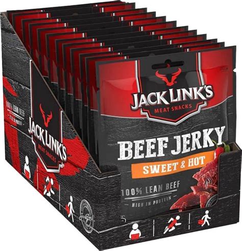 Köp Jack Links Beef Jerky Sweet Hot g x st hos Coopers Candy