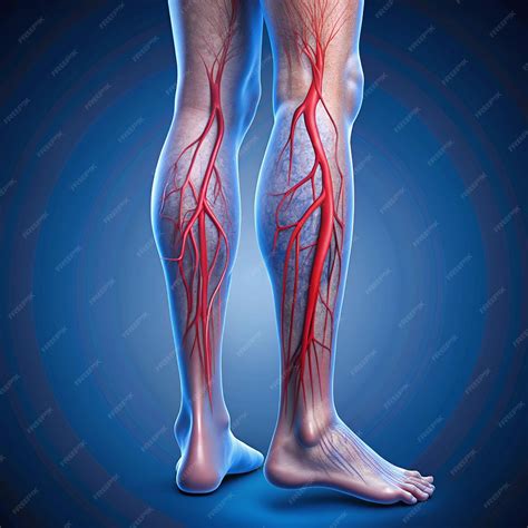 Visual guide blood clot in leg symptoms and pictures | Premium AI