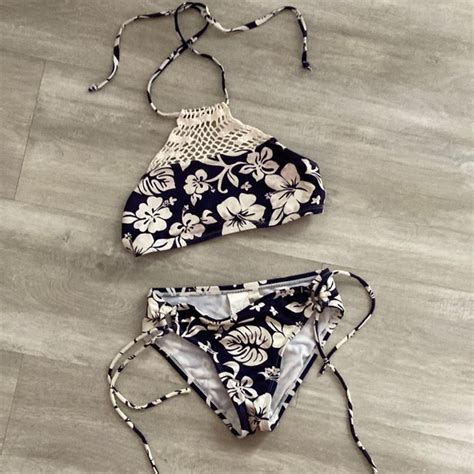 Hobie Swim Hobie Piece Swimsuit Size Crochet Bikini Poshmark