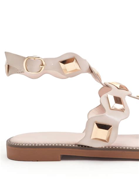 Where S That From Nude Pu Sharyn Toe Post Sandals Matalan