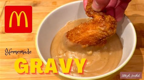 How To Make Mc Donalds Style Gravy Recipe Youtube