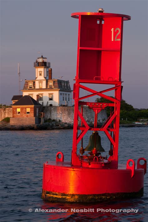 Newport RI Lighthouse photographs by Alexander Nesbitt