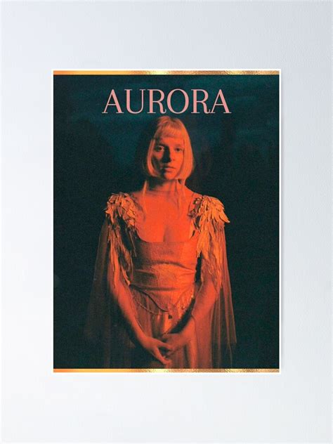 Aurora Aksnes The Gods We Can Touch Poster For Sale By Buddybrylee