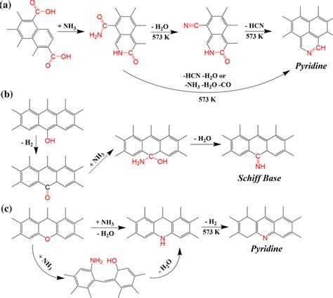 The Formation Mechanism Of The N Containing Pyridine Groups On The