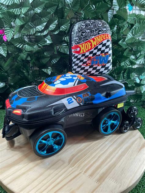 Mochila Escolar Rodinhas D Hot Wheels Terrain Storm Lancheira Infantil Lojinha Da Vivi