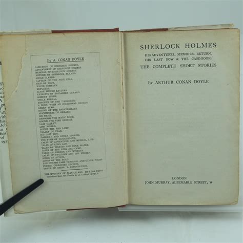 The Complete Sherlock Holmes Long And Short Stories By Arthur Conan