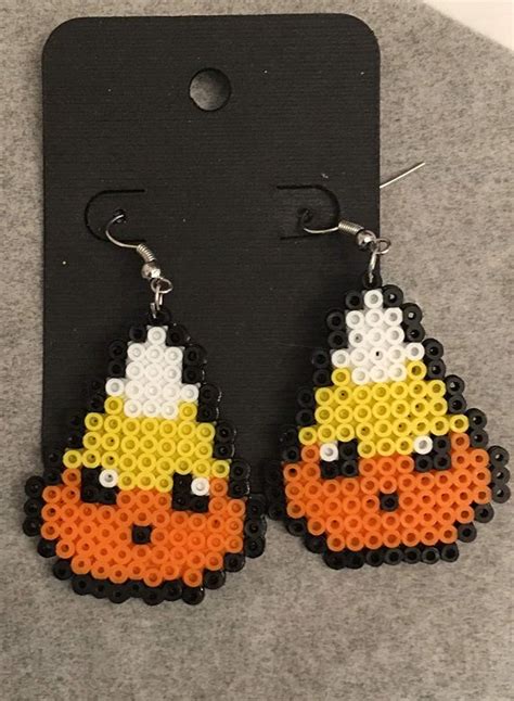 Candy Corn Perler Bead Pattern