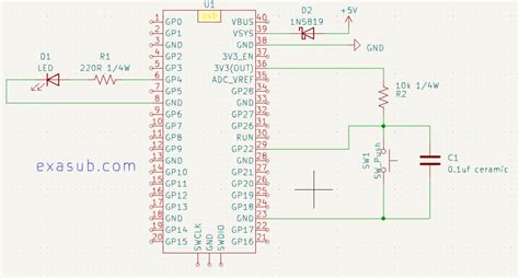 Interfacing An External 5v Power Supply With Raspberry Pi Pico Exasub