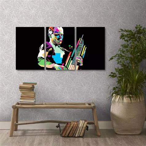 Quadro Red Hot Chili Peppers Tela Em Tecido Pe As Elo