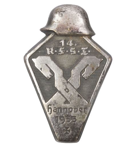 R F S T Reichsfrontsoldatentag Stahlhelm Hannover Abzeichen