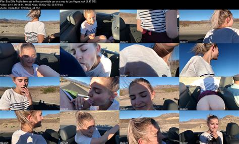 Eva Elfie Public Teen Sex In The Convertible Car On A Way To Las Vegas Intporn Forums