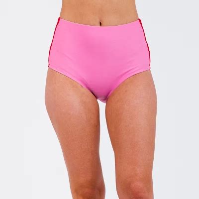 Women S Color Block High Waisted Bikini Bottom Target