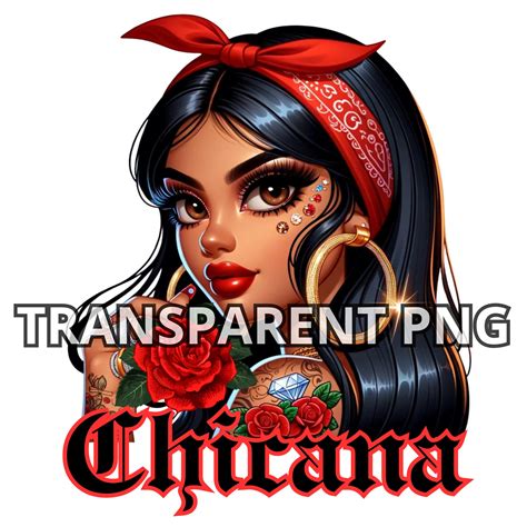 Chicana Clipart TRANSPARENT PNG Chicano Woman Png Latina Woman Png Chicana Clipart Latina