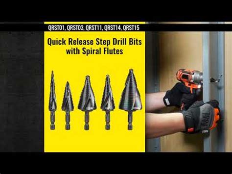 klein premium  purpose quick release step bit kit  piece dakota