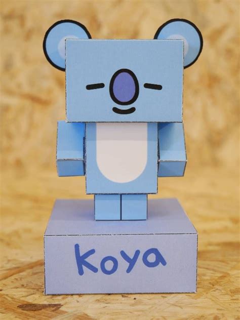 Koya BT21 Cubeecraft By Sugarbee908 On DeviantArt Kpop Diy Paper