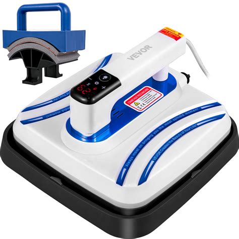 Buy VEVOR 10x10 Inch Portable Heat Press 2 In 1 800W Blue Easy Mini