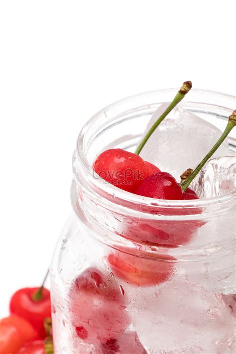 Cherry Summer Fruit Ice Cool Drink Picture And Hd Photos Free