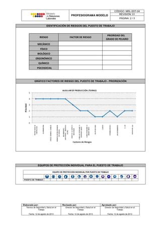 Profesiograma Modelo Pdf