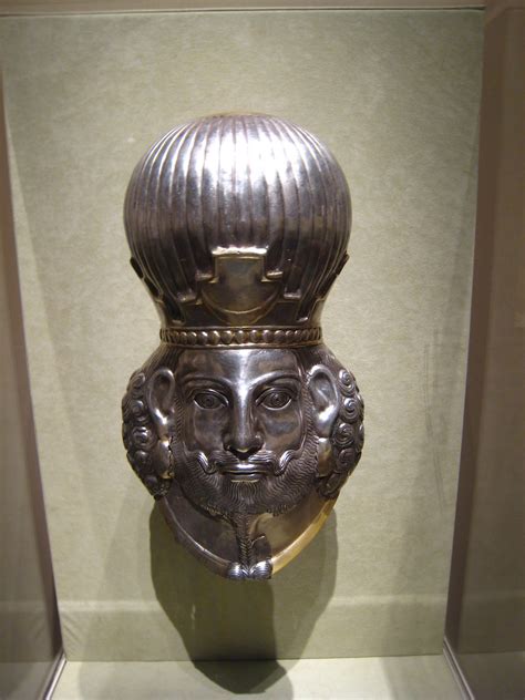 Shapur Ii Silver Bust Of Shapur Ii Sasanian King Of K Flickr