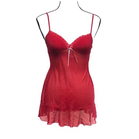 victorias secret intimates sleepwear nwt victorias secret red