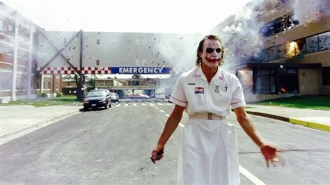 Joker Blow Up The Hospital Scene- THE DARK KNIGHT {4K IMAX HDR} - YouTube