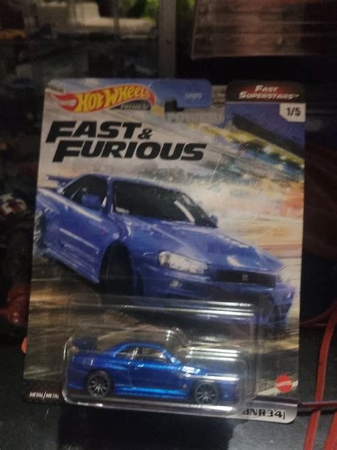 Hot Wheels Premium Fast Furious Nissan Skyline Gt R Bnr Damage Eur