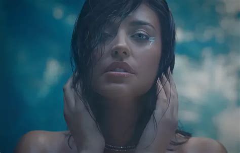 Wallpaper Girl Eyes Model Lips Singer Brunette Hands Pose For Mobile And Desktop Section