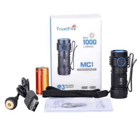 Trust Fire MC1 Rechargeable EDC Flashlight