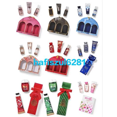 Bath Body Works Mini Gift Box Set BBW Travel Gift Set 3in1 With Box Original Shopee Malaysia