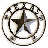 Rustic Metal Star Wall Art Home Decor - Texas Uniques Store